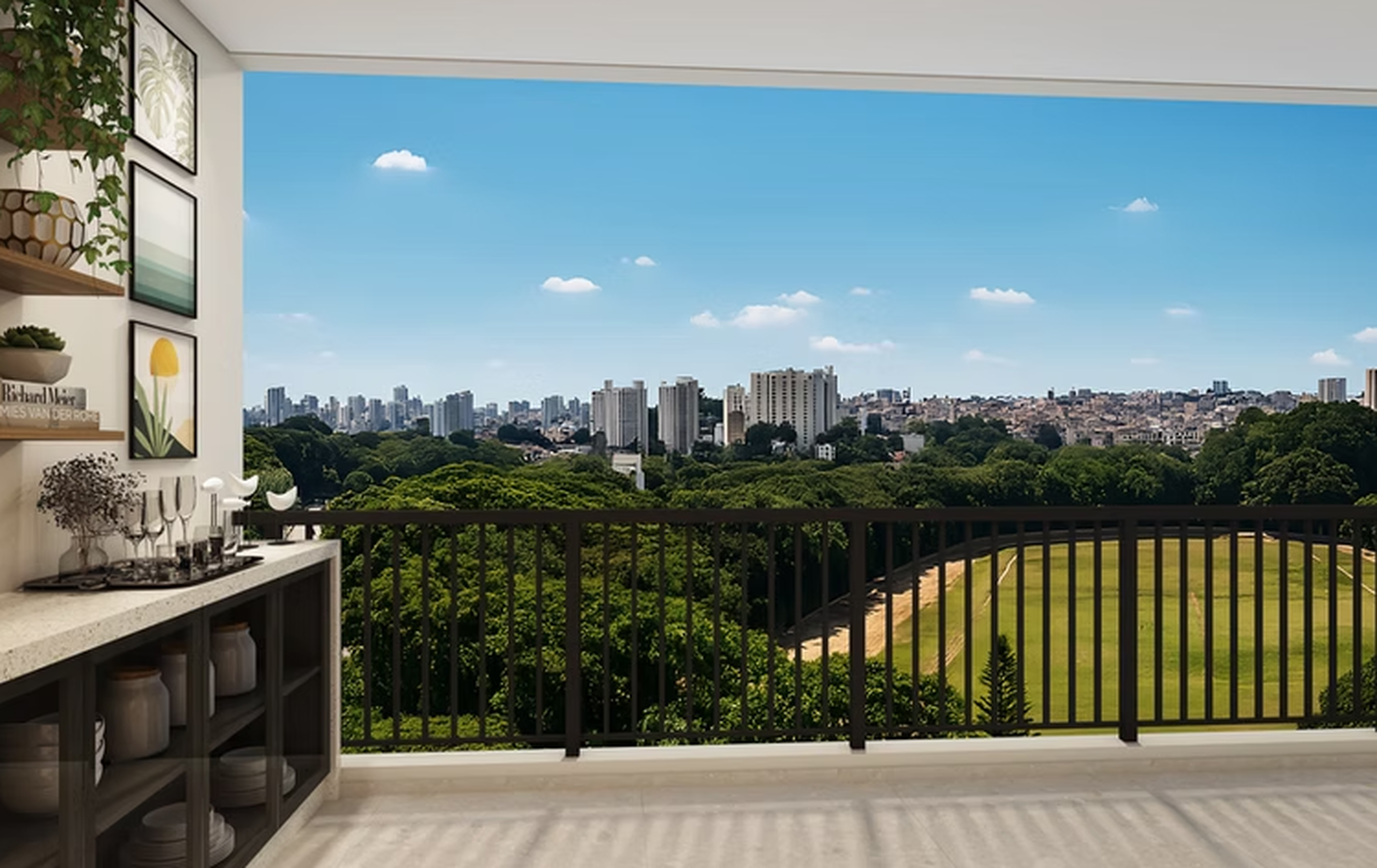 Home Park Chácara do Jockey - 69029 - Terraço