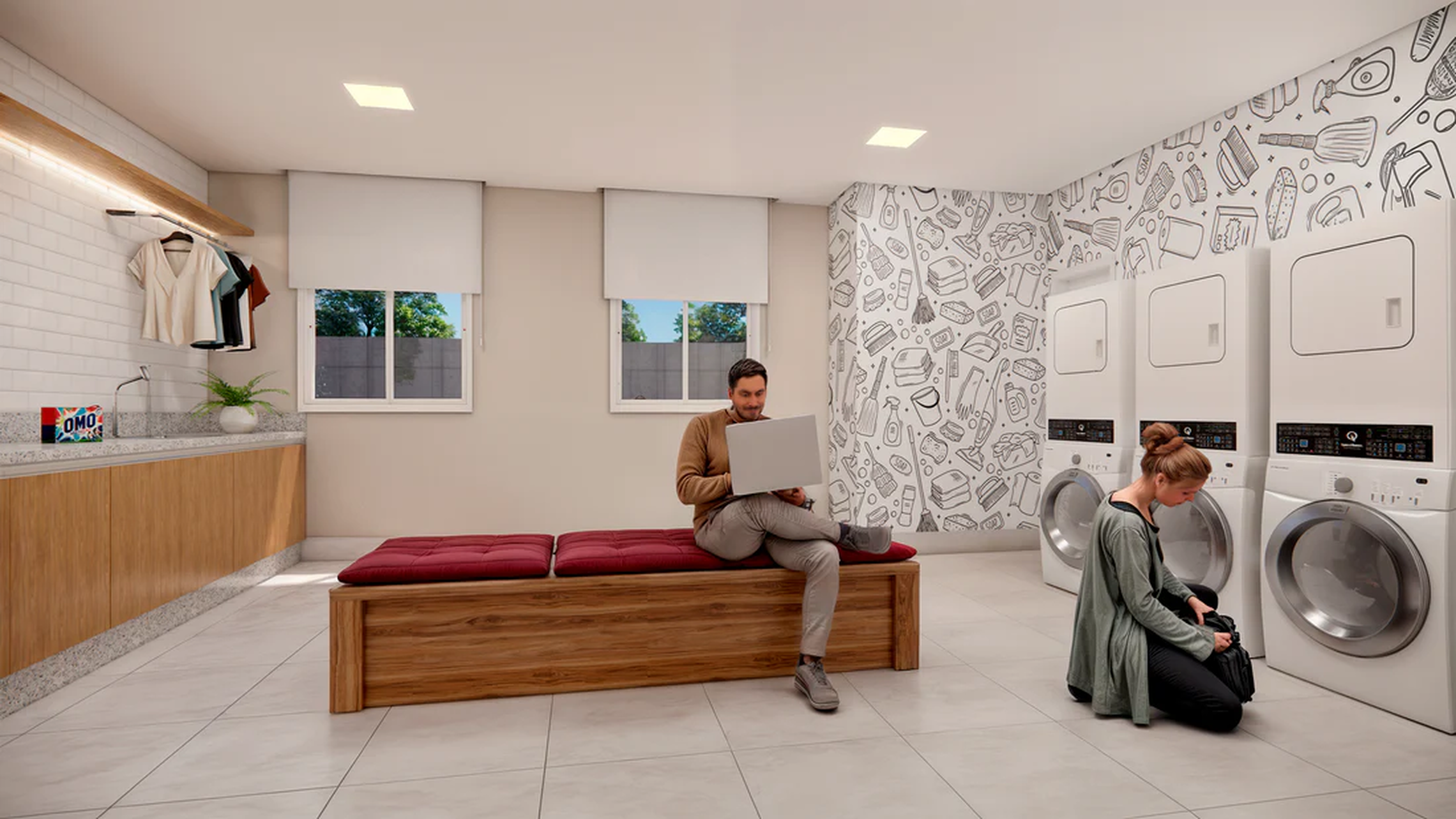 Maraú Residencial Itaquera - 69205 - Lavanderia