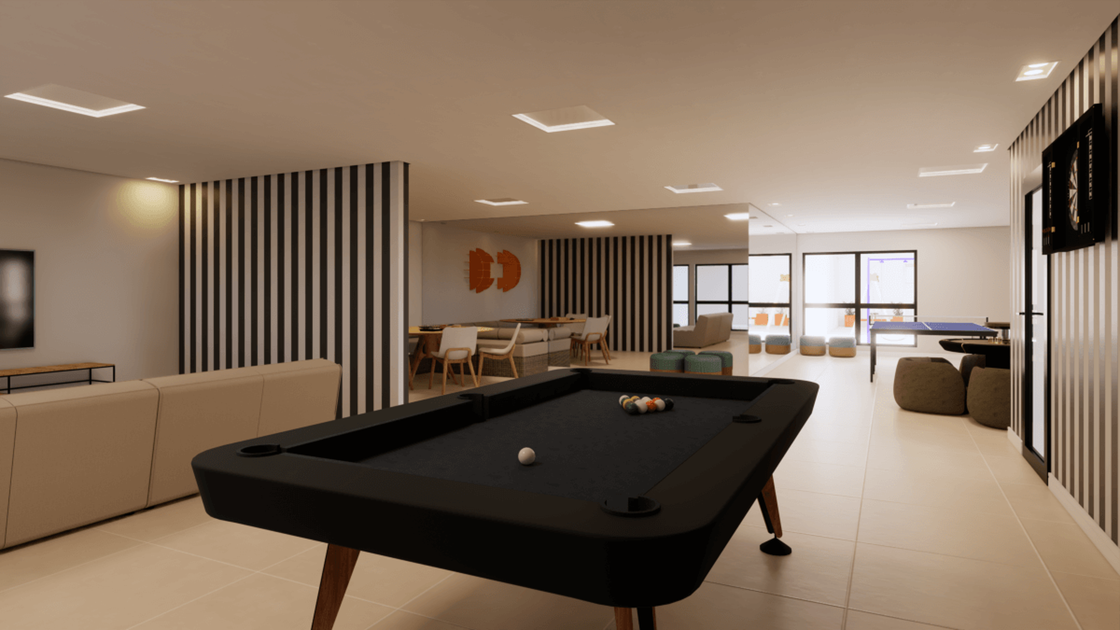 Praias Itaquera - Residencial - Fase 1 - 69263 - Sala de jogos