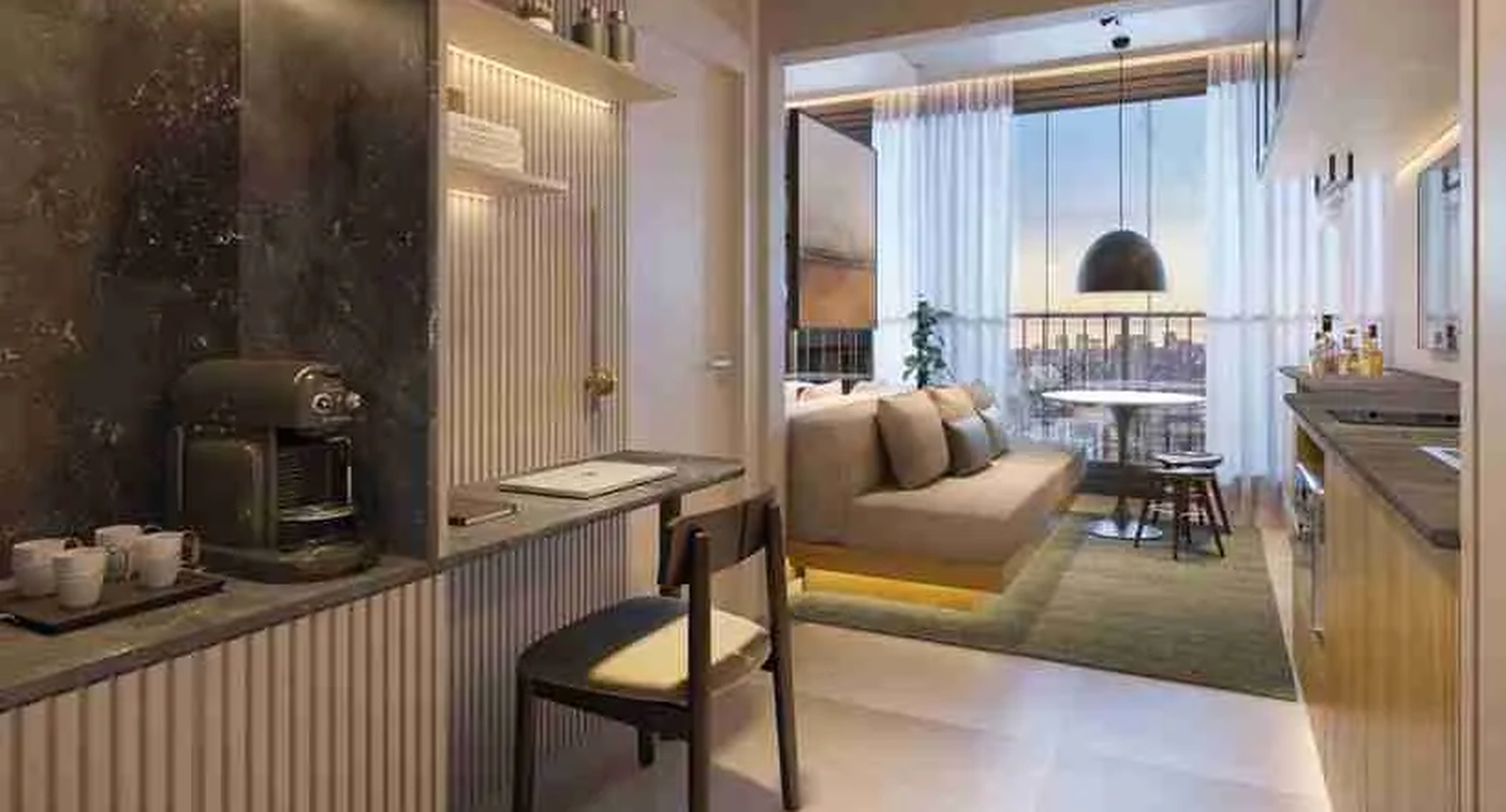Kaslik Ibirapuera - Residencial - Fase 1 - 69571 - Living