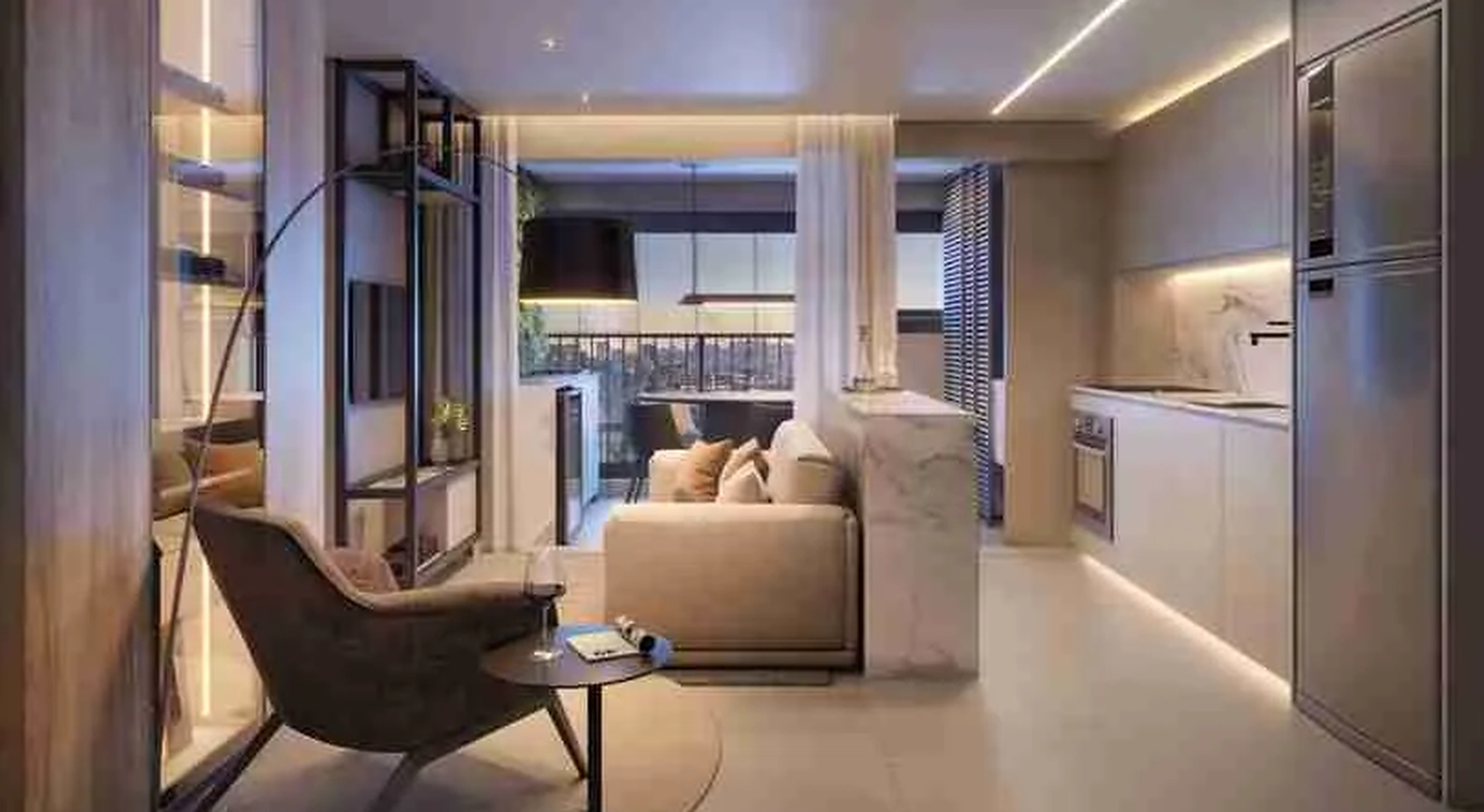 Kaslik Ibirapuera - Residencial - Fase 1 - 69571 - Living