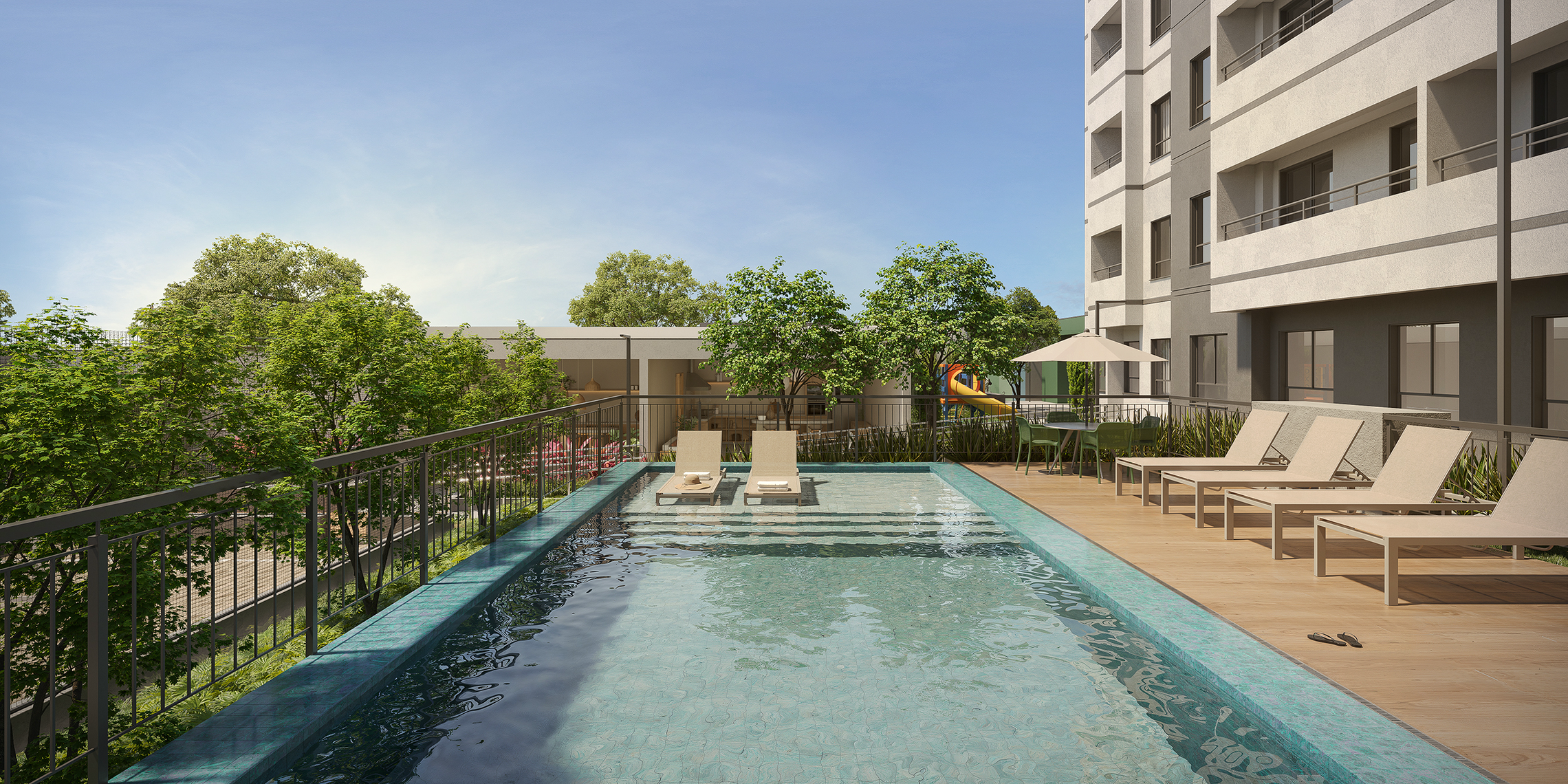 Zait Chácara Santo Antônio - 70768 - PISCINA