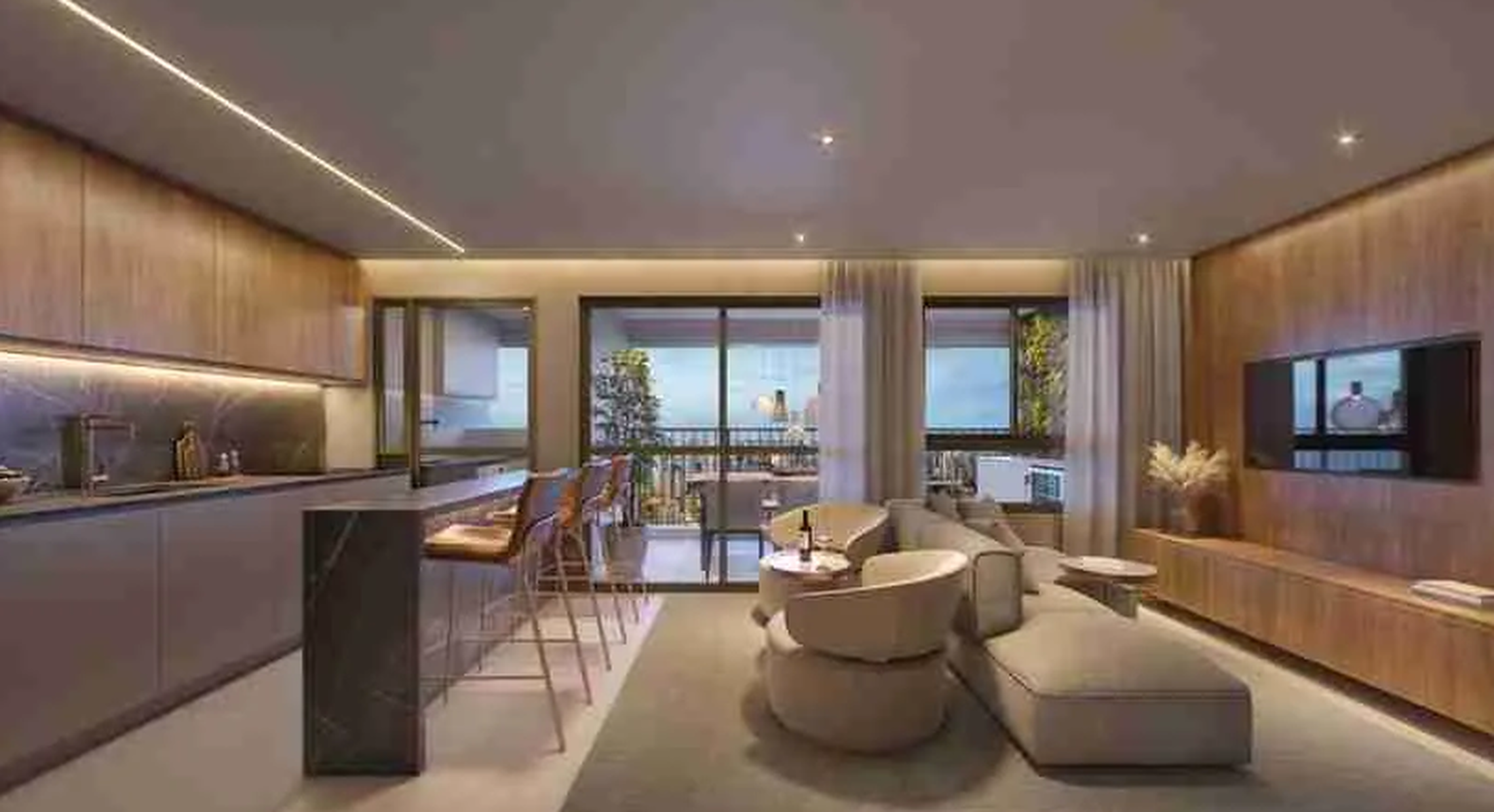 Kaslik Ibirapuera - Residencial - Fase 2 - 73078 - Living