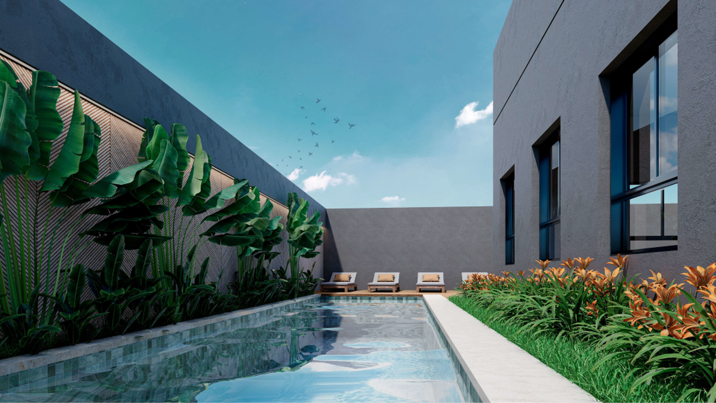 Antônio Flôr Santana - 74730 - Piscina