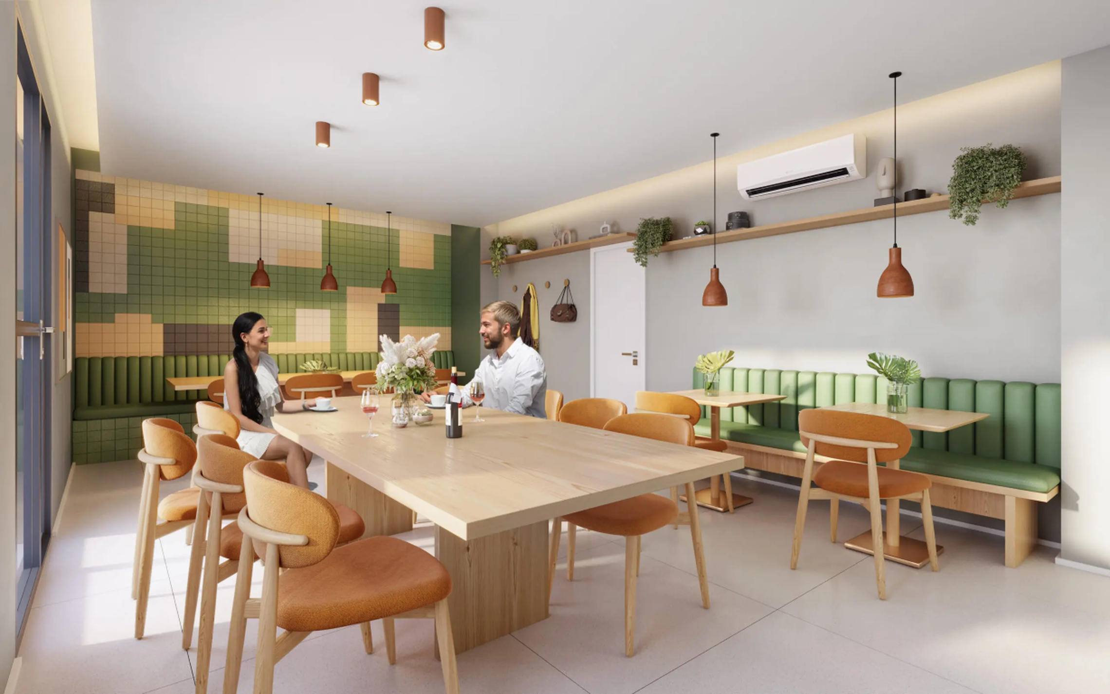 Bem Viver Angélica - Residencial - 75704 - Salão de festas