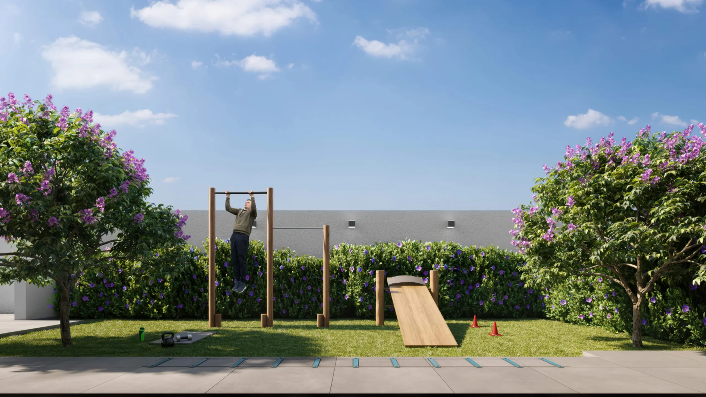 Bem Viver Angélica - Residencial - 75704 - Fitness externo