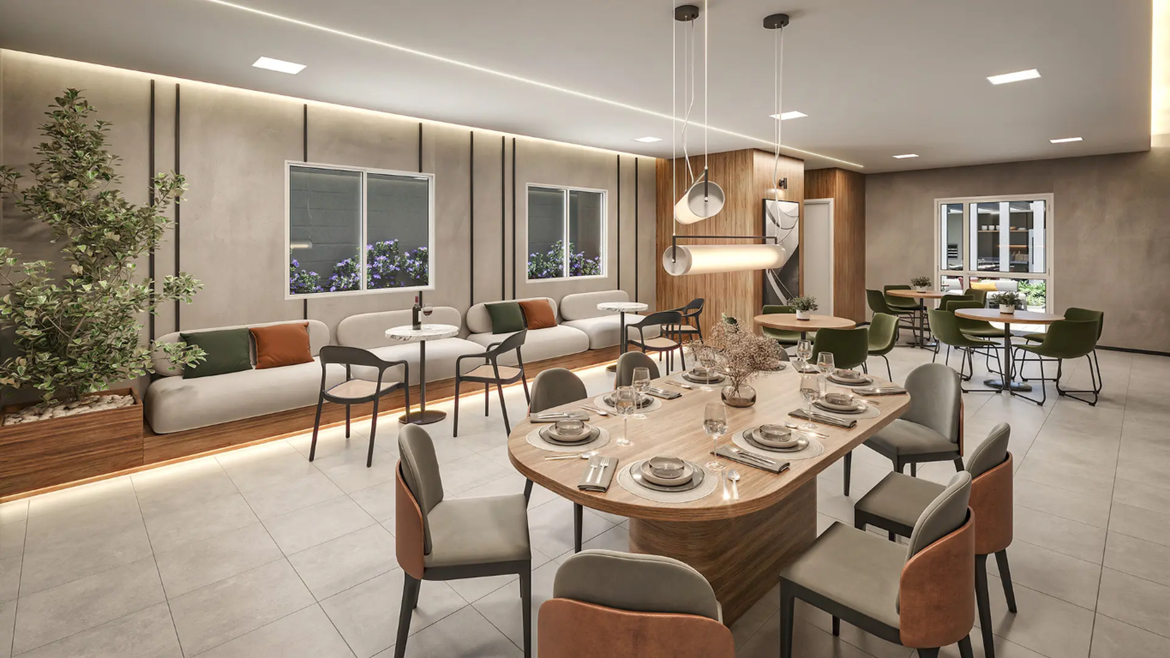 Brooklin Sky Home Tower - Breve Lançamento - 75868 - Salão de festas