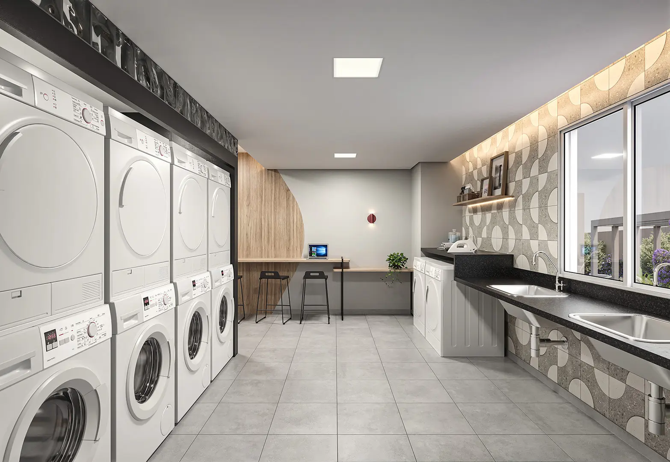 Brooklin Sky Home Tower - Breve Lançamento - 75868 - Lavanderia