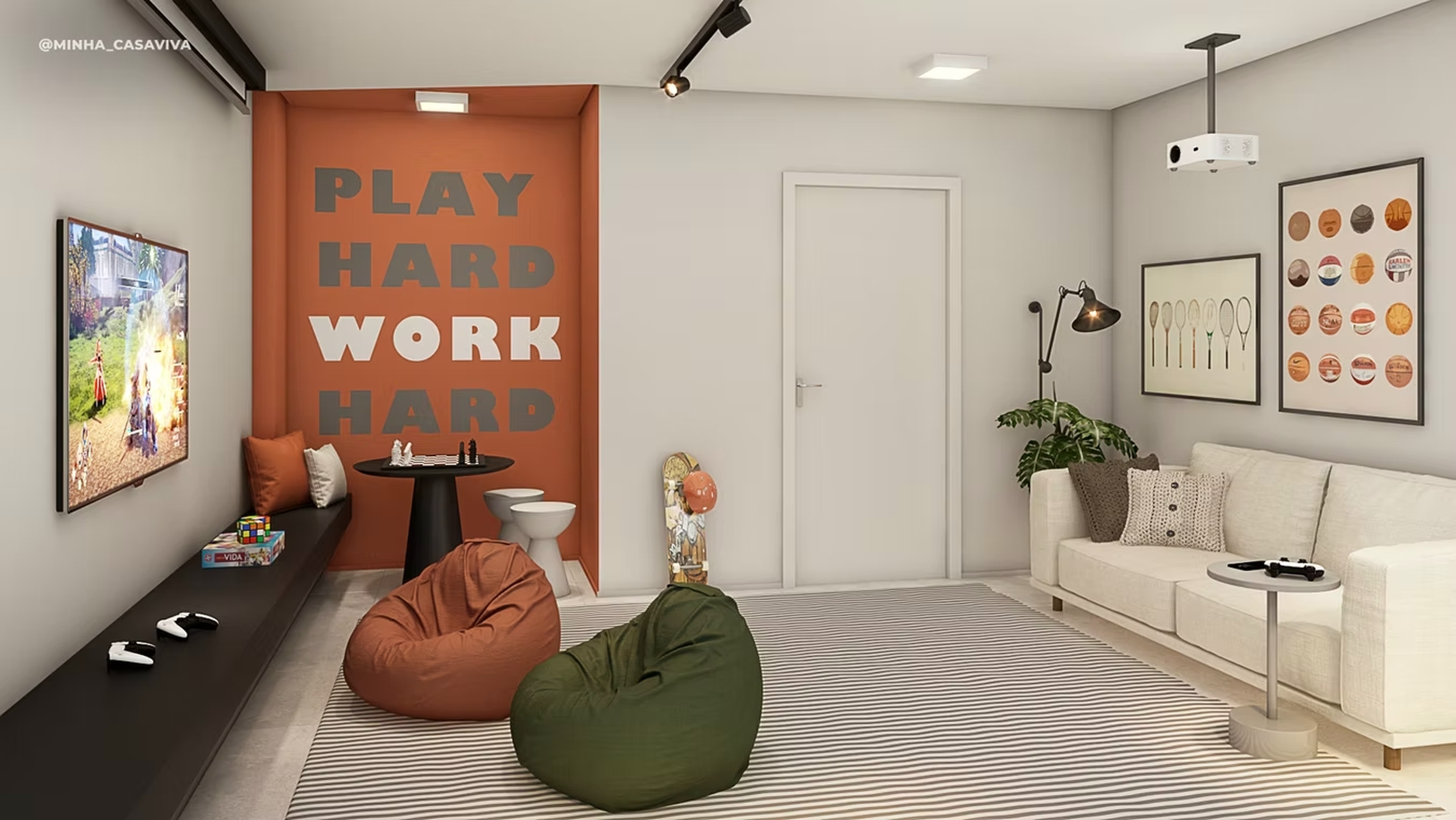 Home 375 - Breve Lançamento - 76137 - Sala de jogos