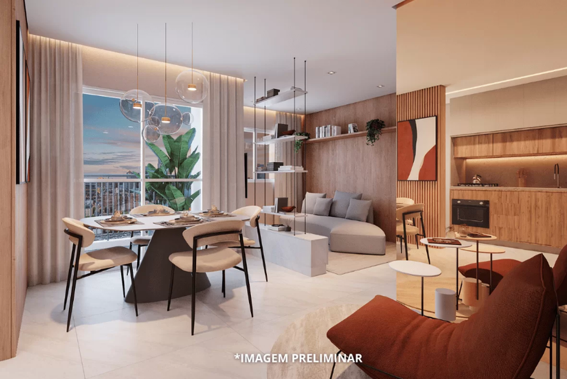 Vila Saúde Residencial Conx - Breve Lançamento - 76494 - Living