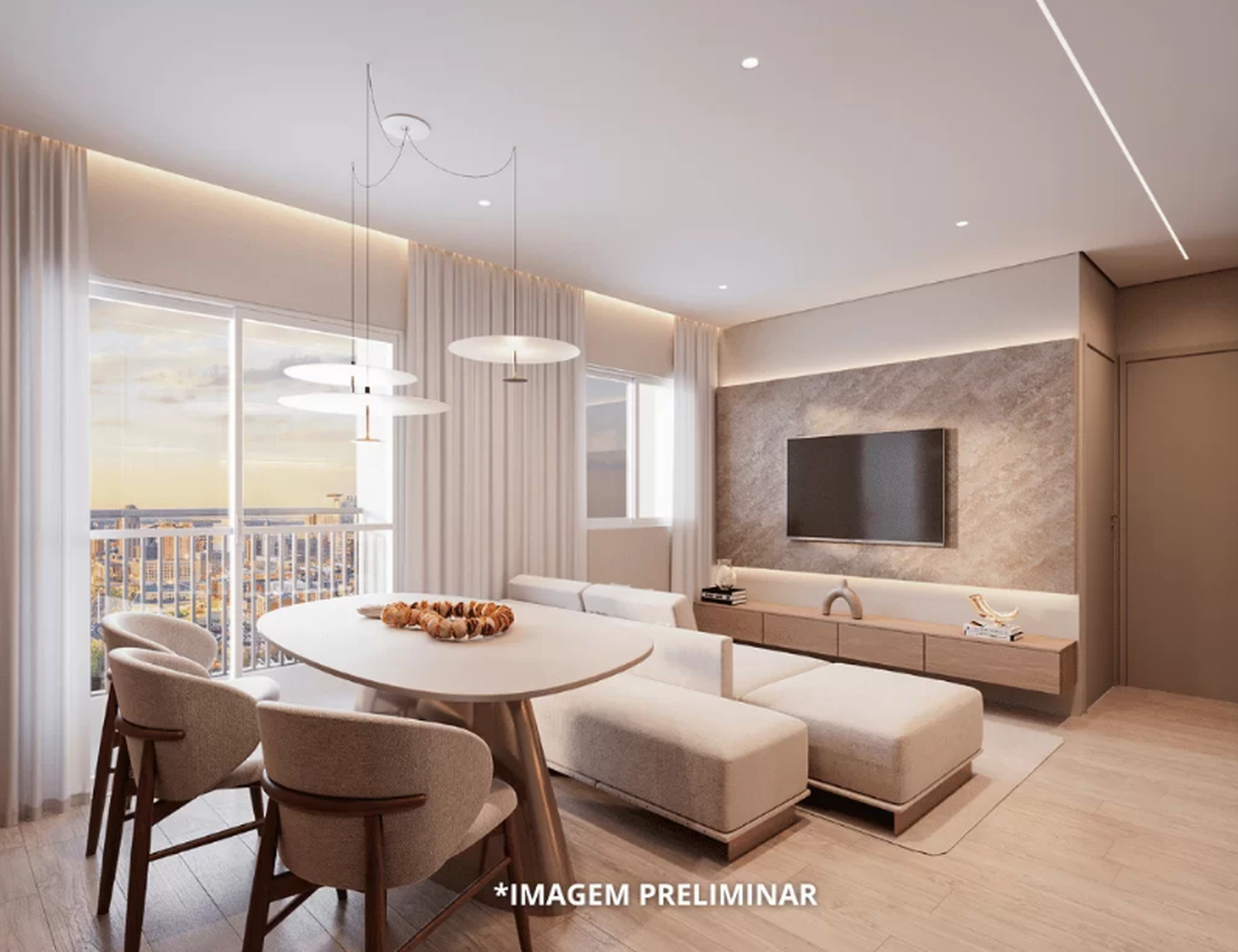 Vila Saúde Residencial Conx - Breve Lançamento - 76494 - Living