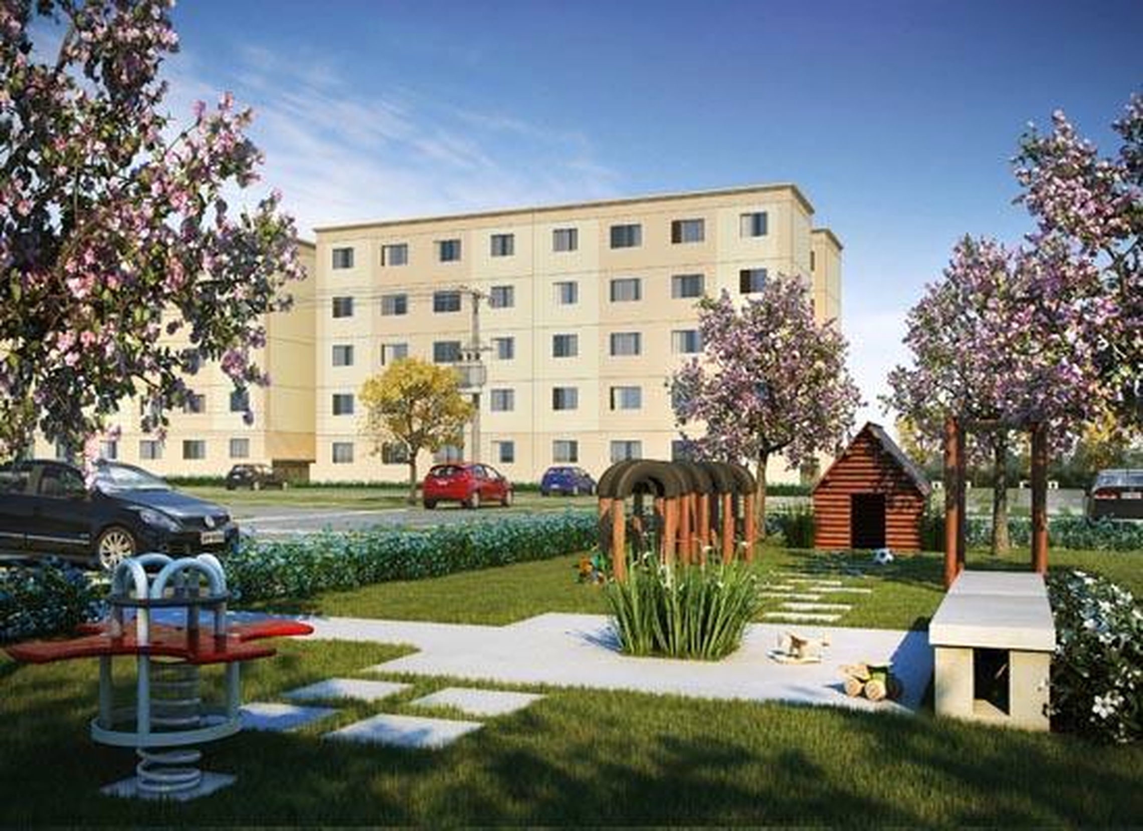 Residencial Vida Alegre Sarandi Apto 401 Bloco 28 - 76868 - Playground