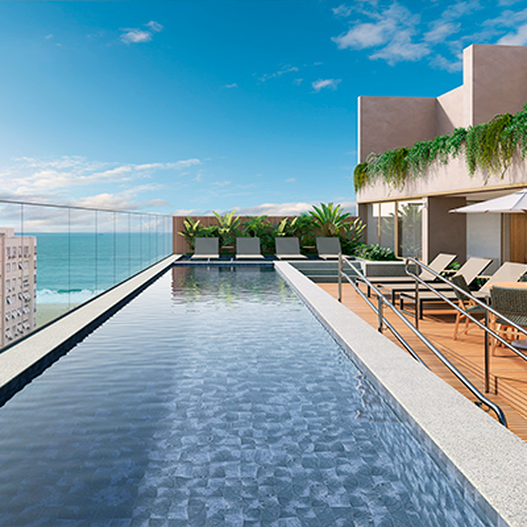 Be in Rio Praia de Copacabana - Breve Lançamento - 77205 - Piscina