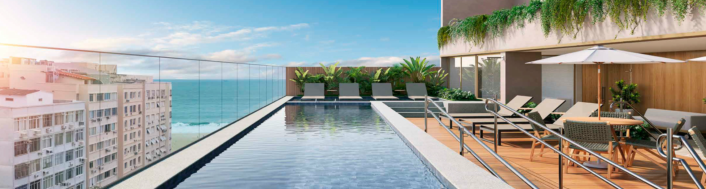 Be in Rio Praia de Copacabana - Breve Lançamento - 77205 - Piscina