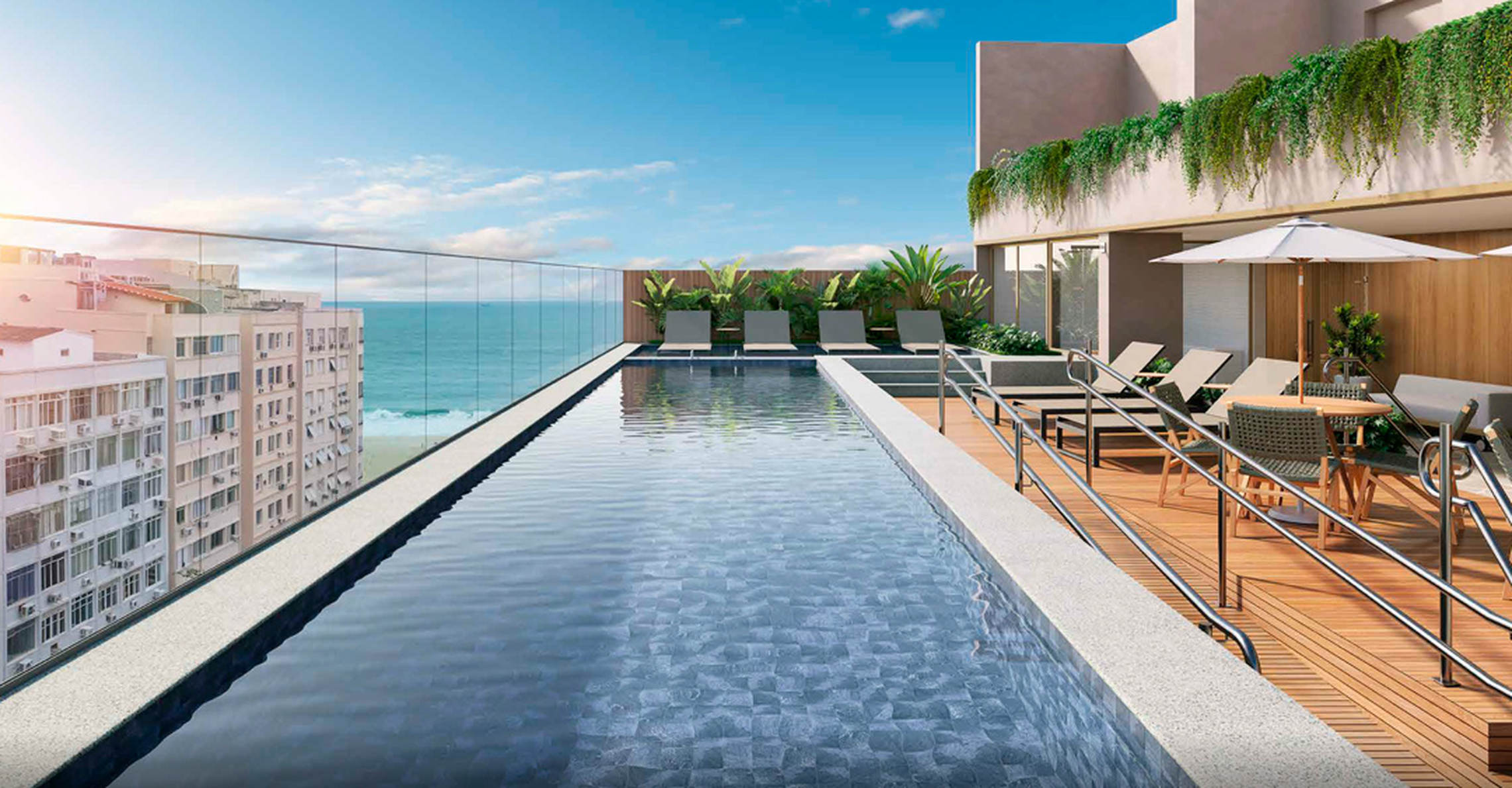 Be in Rio Praia de Copacabana - Breve Lançamento - 77205 - Piscina