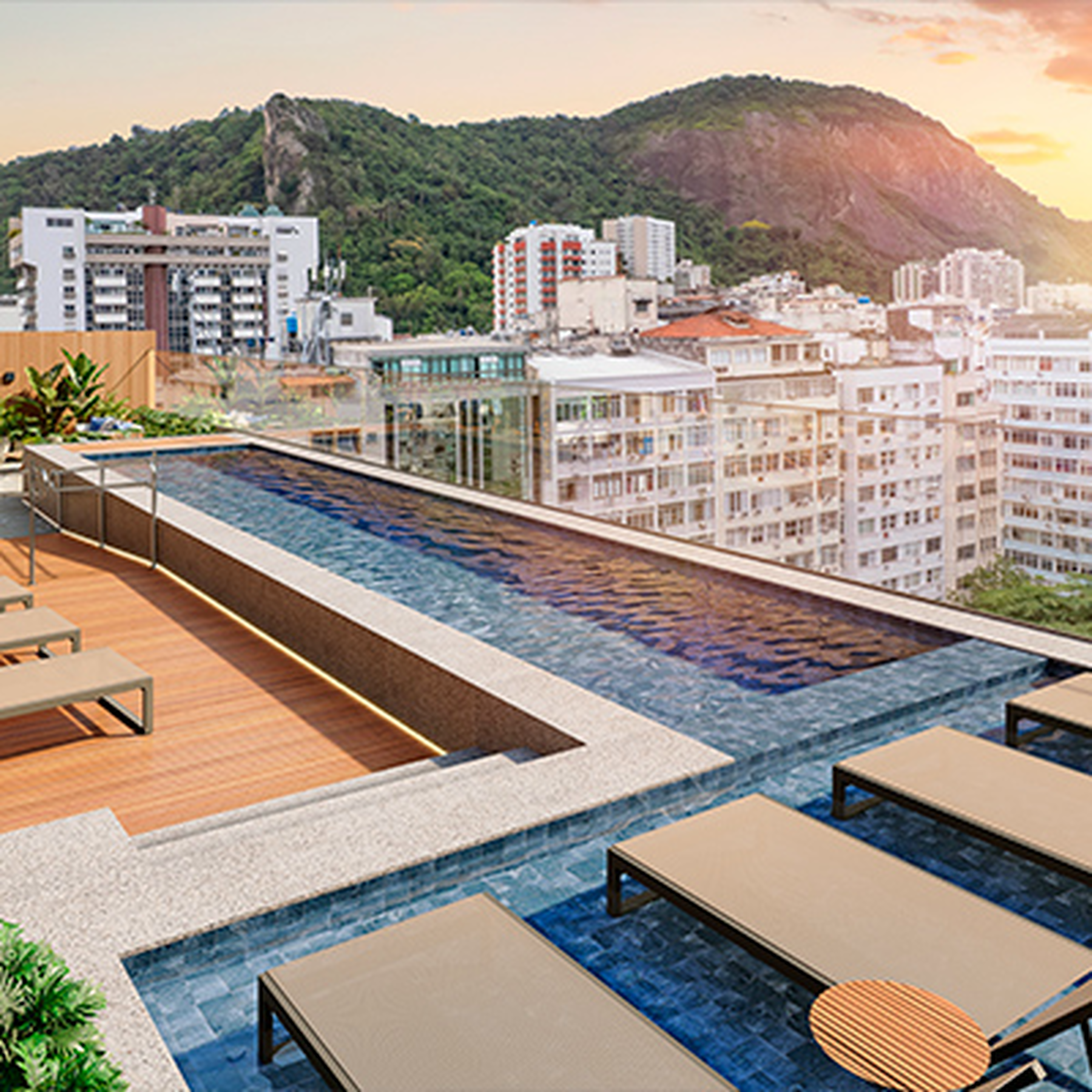 Be in Rio Praia de Copacabana - Breve Lançamento - 77205 - Piscina