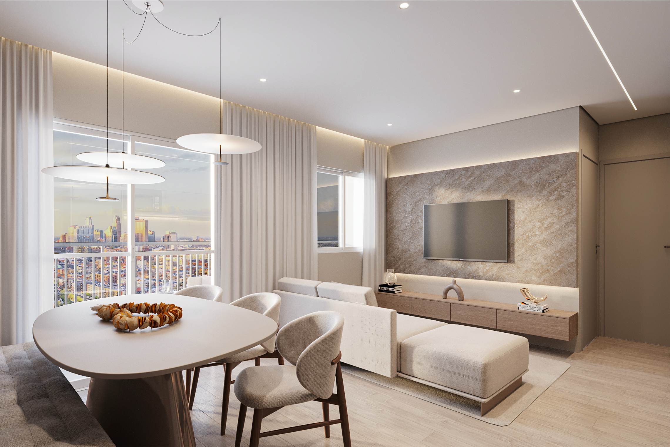 Soul Santana Residencial Conx - Breve Lançamento - 77854 - Living